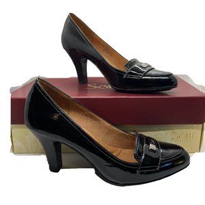 Söfft Women's Black Patent Leather Heel, Size 7